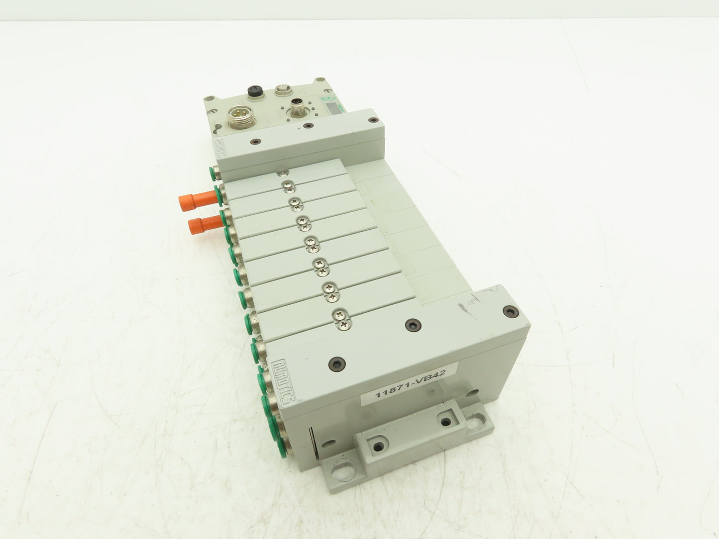 Numatics 219-828 / 240-183 8-Station G3 Valve Manifold Assembly w/Comm Sub-Bus