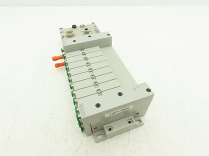 Numatics 219-828 / 240-183 8-Station G3 Valve Manifold Assembly w/Comm Sub-Bus