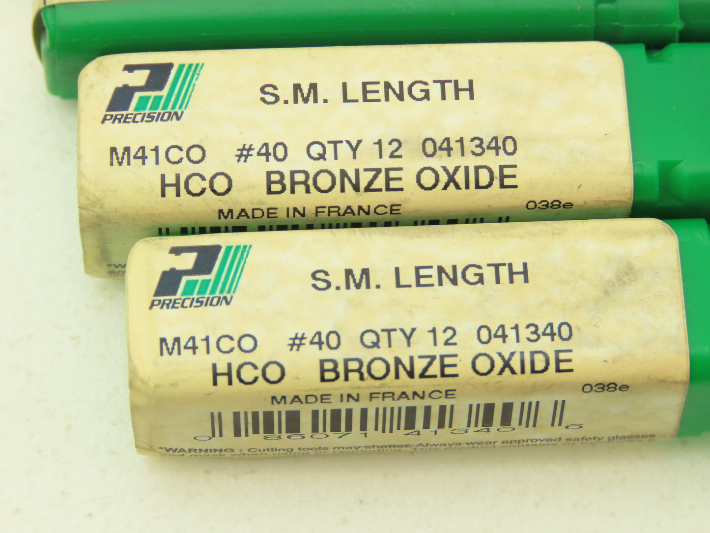 Precision M41CO #40 HSS Twist Drill Bit Screw Machine Bronze Oxide  Lot of 60