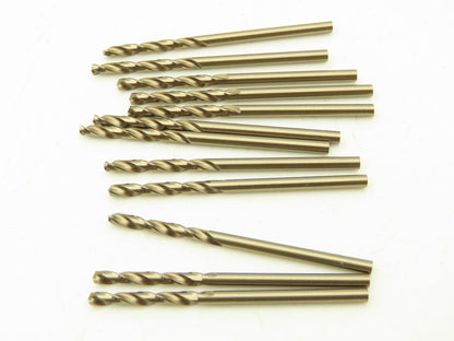 Precision M41CO #40 HSS Twist Drill Bit Screw Machine Bronze Oxide  Lot of 60
