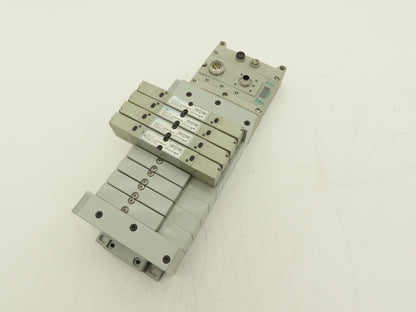 Numatics 219-828 / 240-183 8-Station G3 4-Valve Manifold Assembly w/Comm Sub-Bus