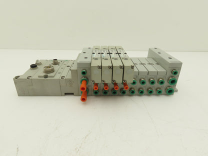 Numatics 219-828 / 240-183 8-Station G3 4-Valve Manifold Assembly w/Comm Sub-Bus
