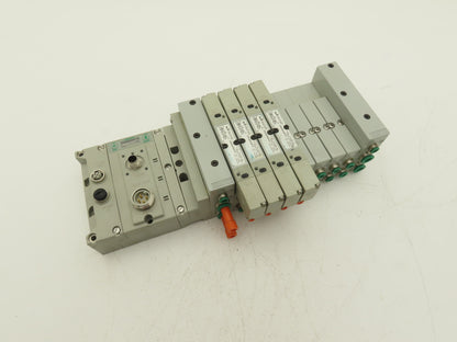 Numatics 219-828 / 240-183 8-Station G3 4-Valve Manifold Assembly w/Comm Sub-Bus