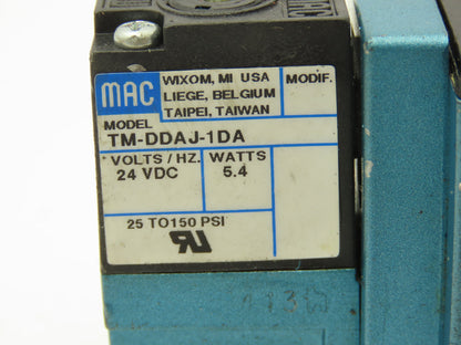 MAC 82A-EC-000-TM-DDAP-1DA Pneumatic Solenoid Valve 24VDC TM-DDAJ-1DA
