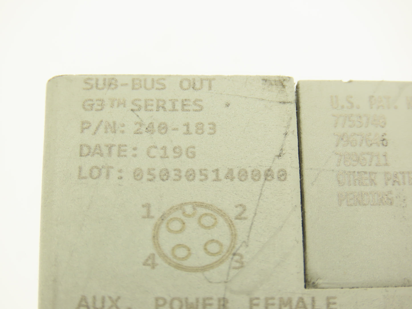 Numatics 219-828 / 240-183 8-Station G3 4-Valve Manifold Assembly w/Comm Sub-Bus