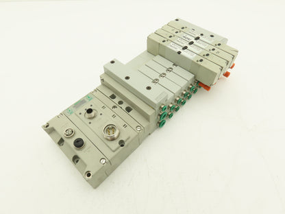 Numatics 219-828 / 240-183 8-Station G3 4-Valve Manifold Assembly w/Comm Sub-Bus