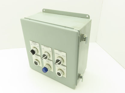 Hoffman A1212CH Electrical Enclosure J Box Assembly 12x12x6" & Switches/Buttons