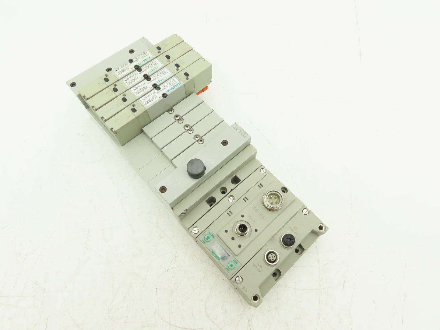 Numatics 219-828 / 240-183 8-Station G3 4-Valve Manifold Assembly w/Comm Sub-Bus