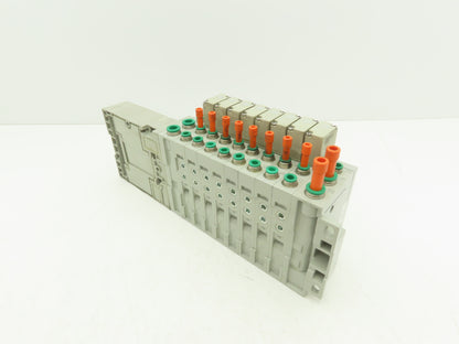 Numatics 219-828 / 240-183 8-Station G3 8-Valve Manifold Assembly w/Comm Sub-Bus