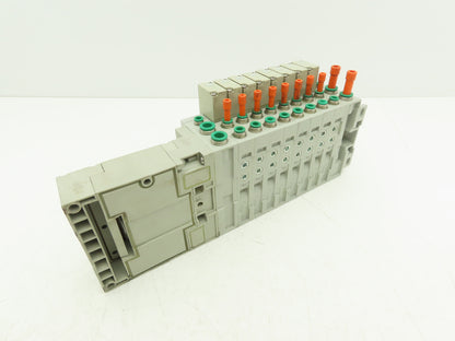 Numatics 219-828 / 240-183 8-Station G3 8-Valve Manifold Assembly w/Comm Sub-Bus