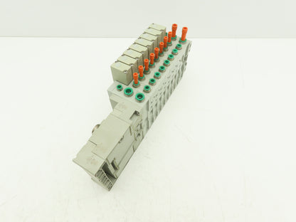 Numatics 219-828 / 240-183 8-Station G3 8-Valve Manifold Assembly w/Comm Sub-Bus