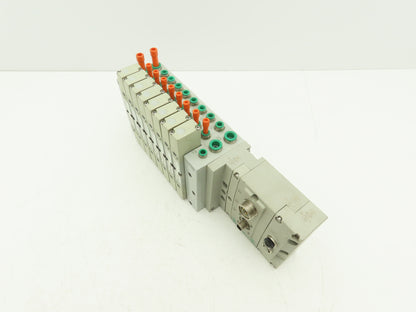 Numatics 219-828 / 240-183 8-Station G3 8-Valve Manifold Assembly w/Comm Sub-Bus