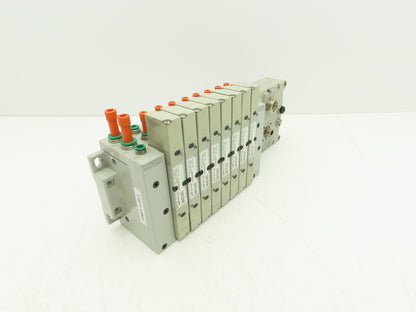 Numatics 219-828 / 240-183 8-Station G3 8-Valve Manifold Assembly w/Comm Sub-Bus
