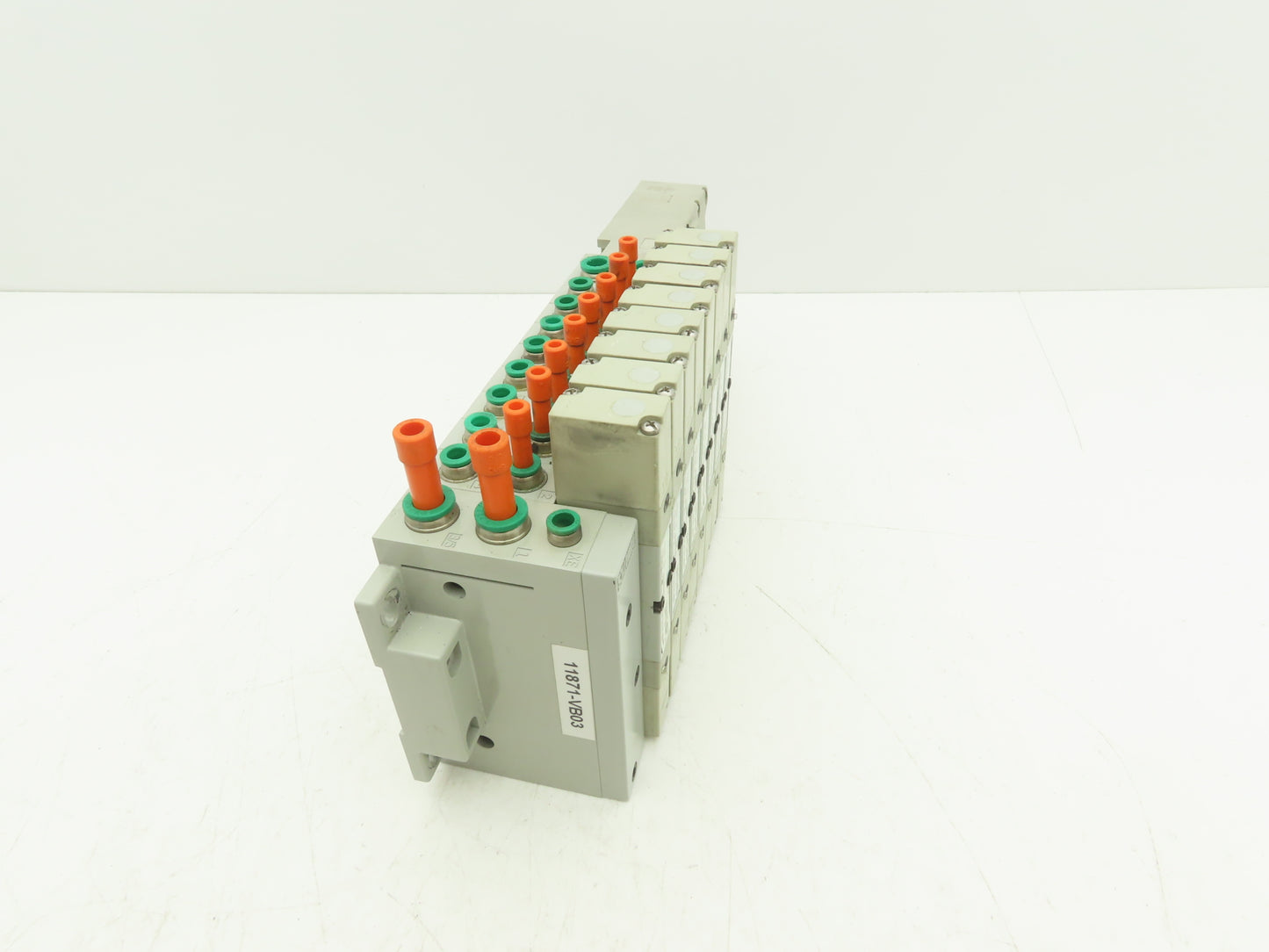 Numatics 219-828 / 240-183 8-Station G3 8-Valve Manifold Assembly w/Comm Sub-Bus