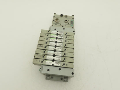 Numatics 219-828 / 240-183 8-Station G3 8-Valve Manifold Assembly w/Comm Sub-Bus