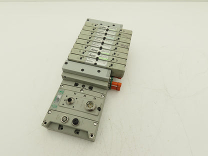 Numatics 219-828 / 240-183 8-Station G3 8-Valve Manifold Assembly w/Comm Sub-Bus