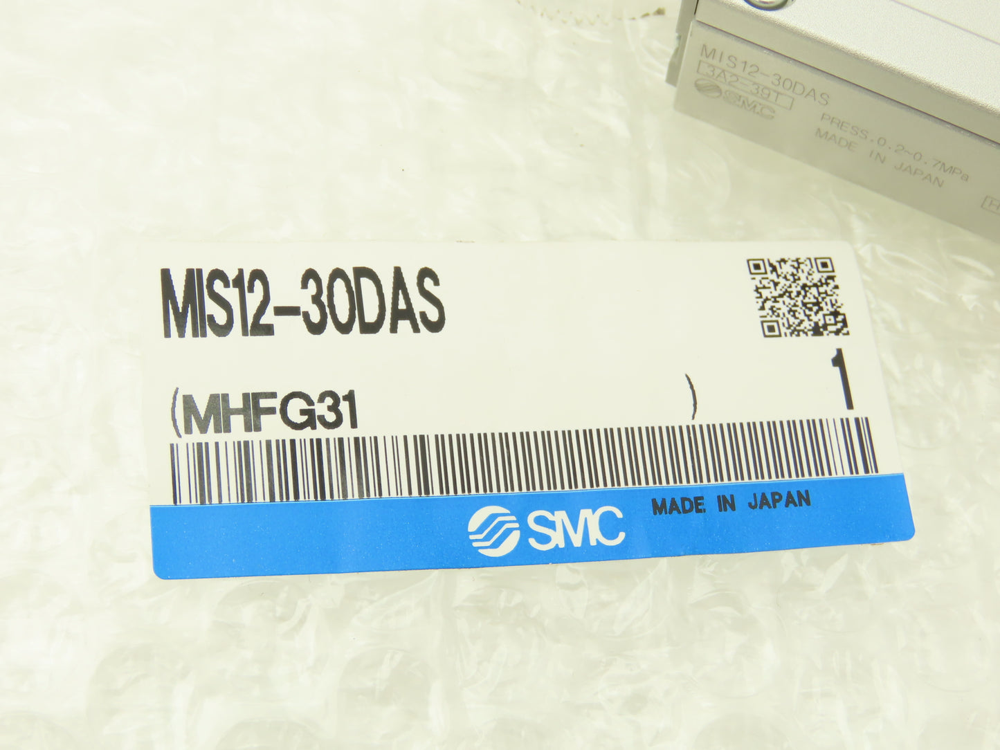 SMC MIS12-30DAS Pneumatic Escapement Cylinder 1-Finger 12mm Bore 30mm Stroke