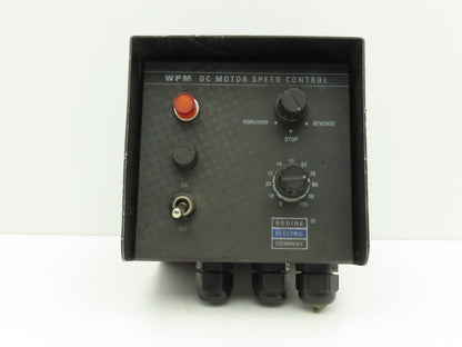Bodine Electric WPM-2148E1 Speed Control 115V Input 0-130VDC Output 3.7A