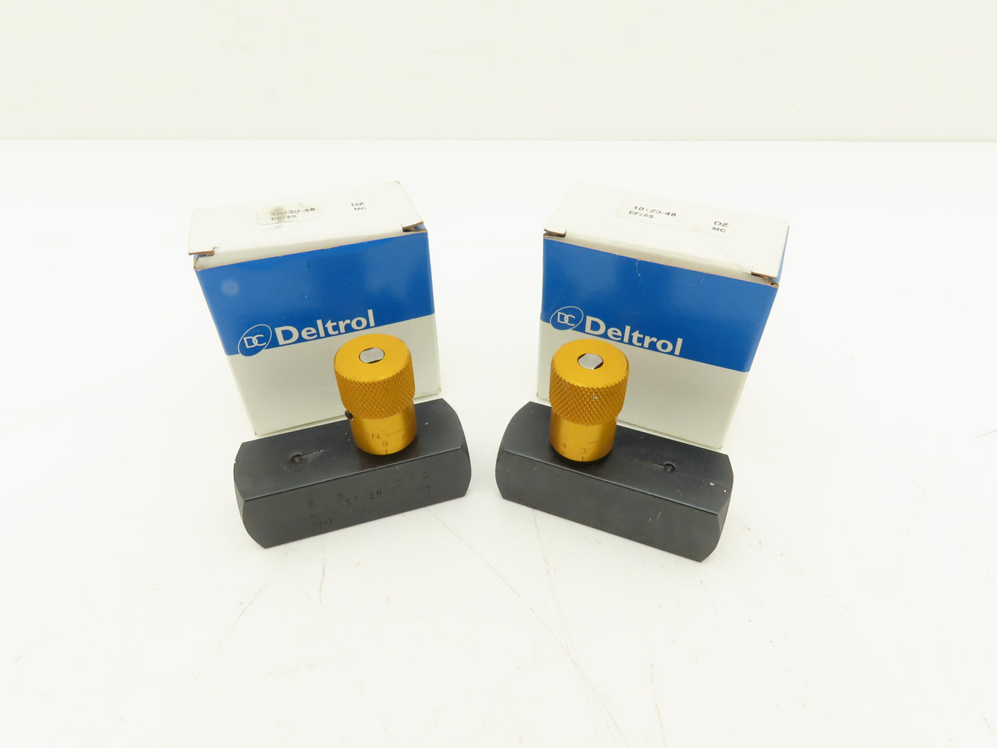 Deltrol 10120-48 EF25S 3/8" NPT Easy Read Flow Control 10GPM 5000PSI Lot of 2