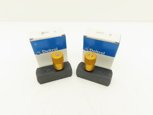 Deltrol 10120-48 EF25S 3/8" NPT Easy Read Flow Control 10GPM 5000PSI Lot of 2