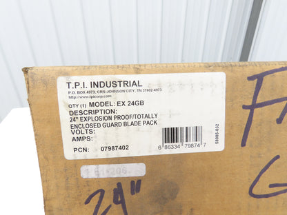 TPI Industrial EX-24-GB 24" Fan Guard and Blade for Totally Enclosed Motor