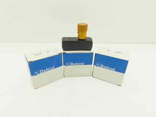 Deltrol 10120-48 EF25S 3/8" NPT Easy Read Flow Control 10GPM 5000PSI Lot of 3
