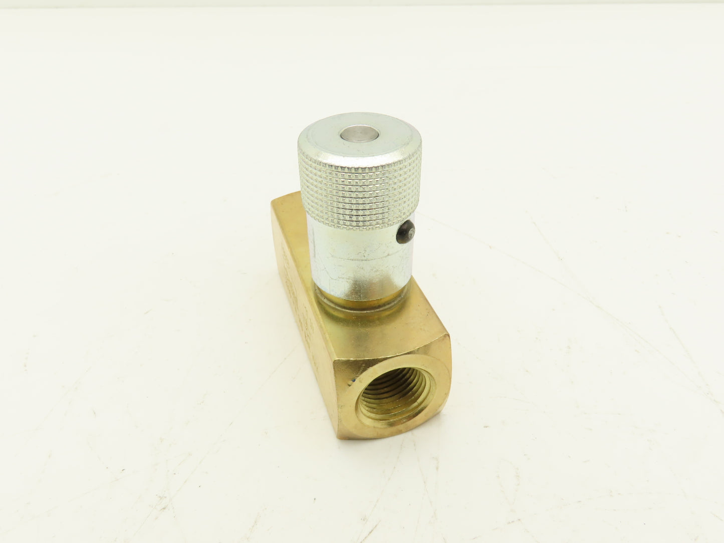 Parker F800B Colorflow Brass Hydraulic Flow Control Valve 1/2" NPT 15GPM 2000PSI