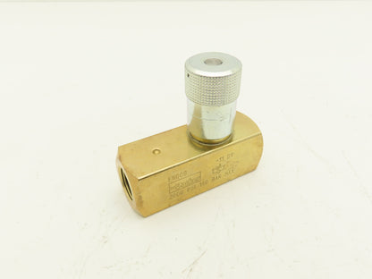 Parker F800B Colorflow Brass Hydraulic Flow Control Valve 1/2" NPT 15GPM 2000PSI
