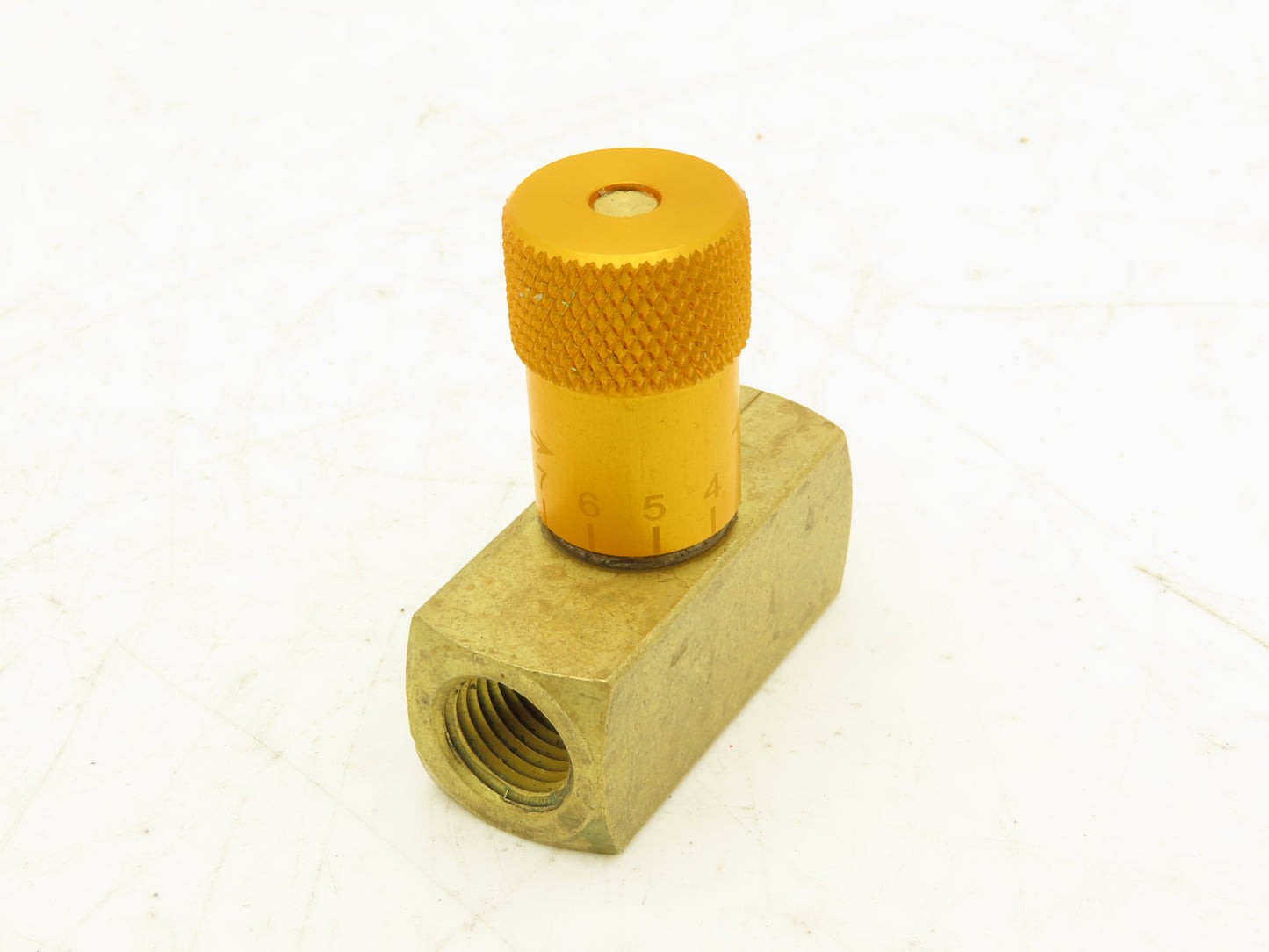 Deltrol 10120-62 EN20B 1/4" NPT Easy Read Needle Valve 10GPM 2000PSI Lot of 2