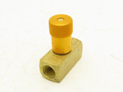 Deltrol 10120-62 EN20B 1/4" NPT Easy Read Needle Valve 10GPM 2000PSI Lot of 2