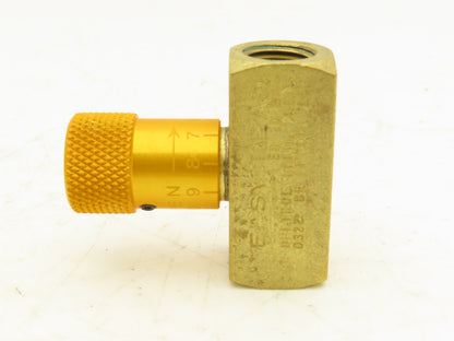 Deltrol 10120-62 EN20B 1/4" NPT Easy Read Needle Valve 10GPM 2000PSI Lot of 2