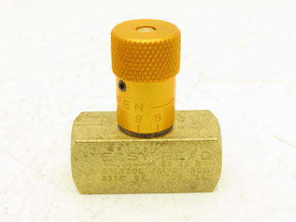 Deltrol 10120-62 EN20B 1/4" NPT Easy Read Needle Valve 10GPM 2000PSI Lot of 2