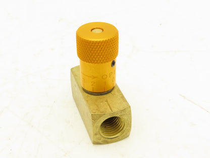 Deltrol 10120-62 EN20B 1/4" NPT Easy Read Needle Valve 10GPM 2000PSI Lot of 2
