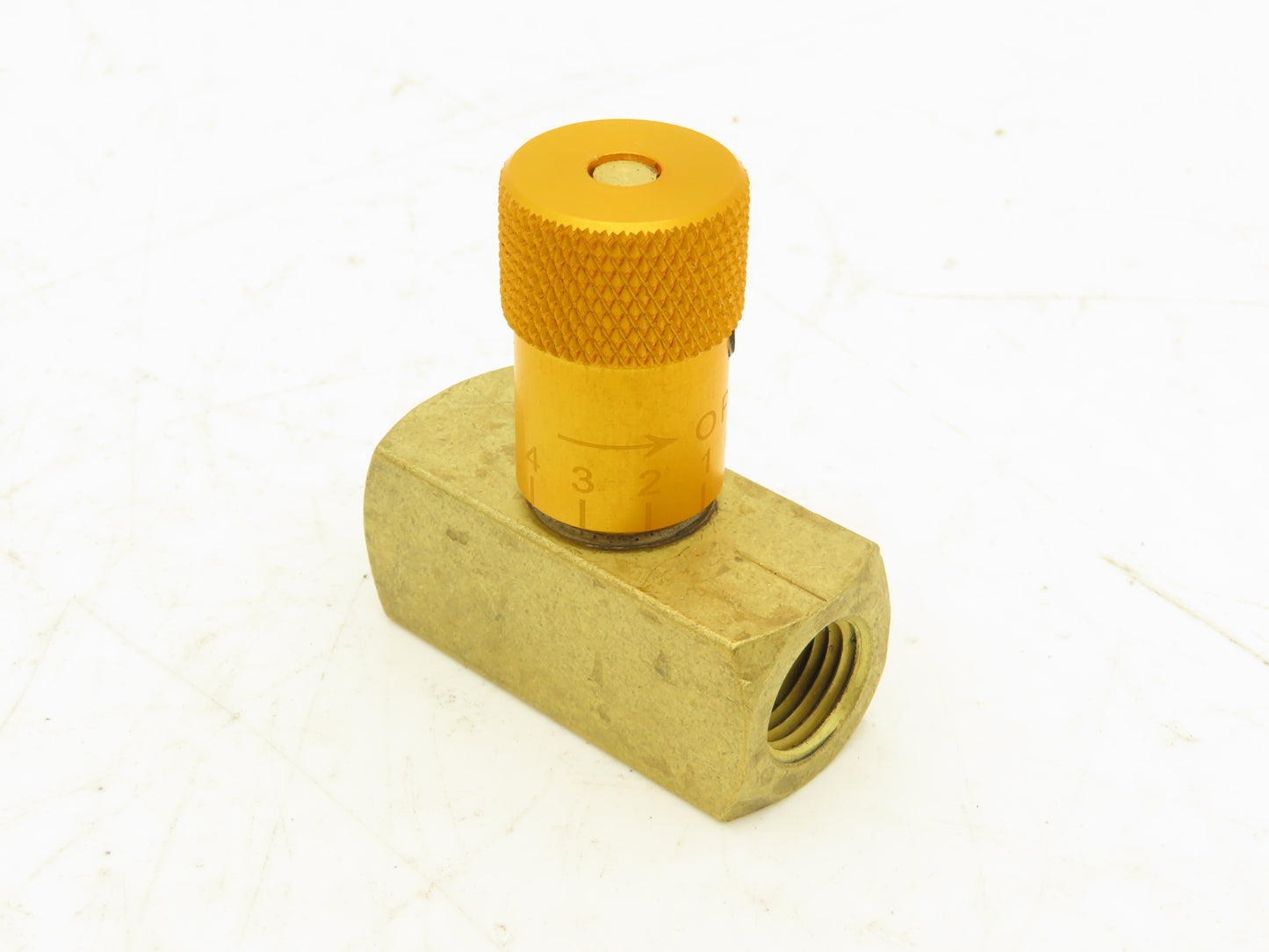 Deltrol 10120-62 EN20B 1/4" NPT Easy Read Needle Valve 10GPM 2000PSI Lot of 2