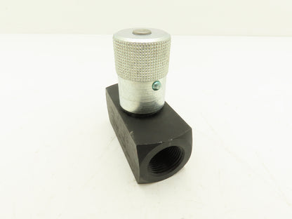 Parker N1200S Colorflow Hydraulic Needle Valve 3/4" NPT 25 GPM 5000 PSI