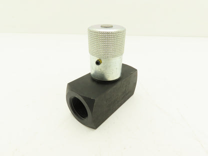 Parker N1200S Colorflow Hydraulic Needle Valve 3/4" NPT 25 GPM 5000 PSI