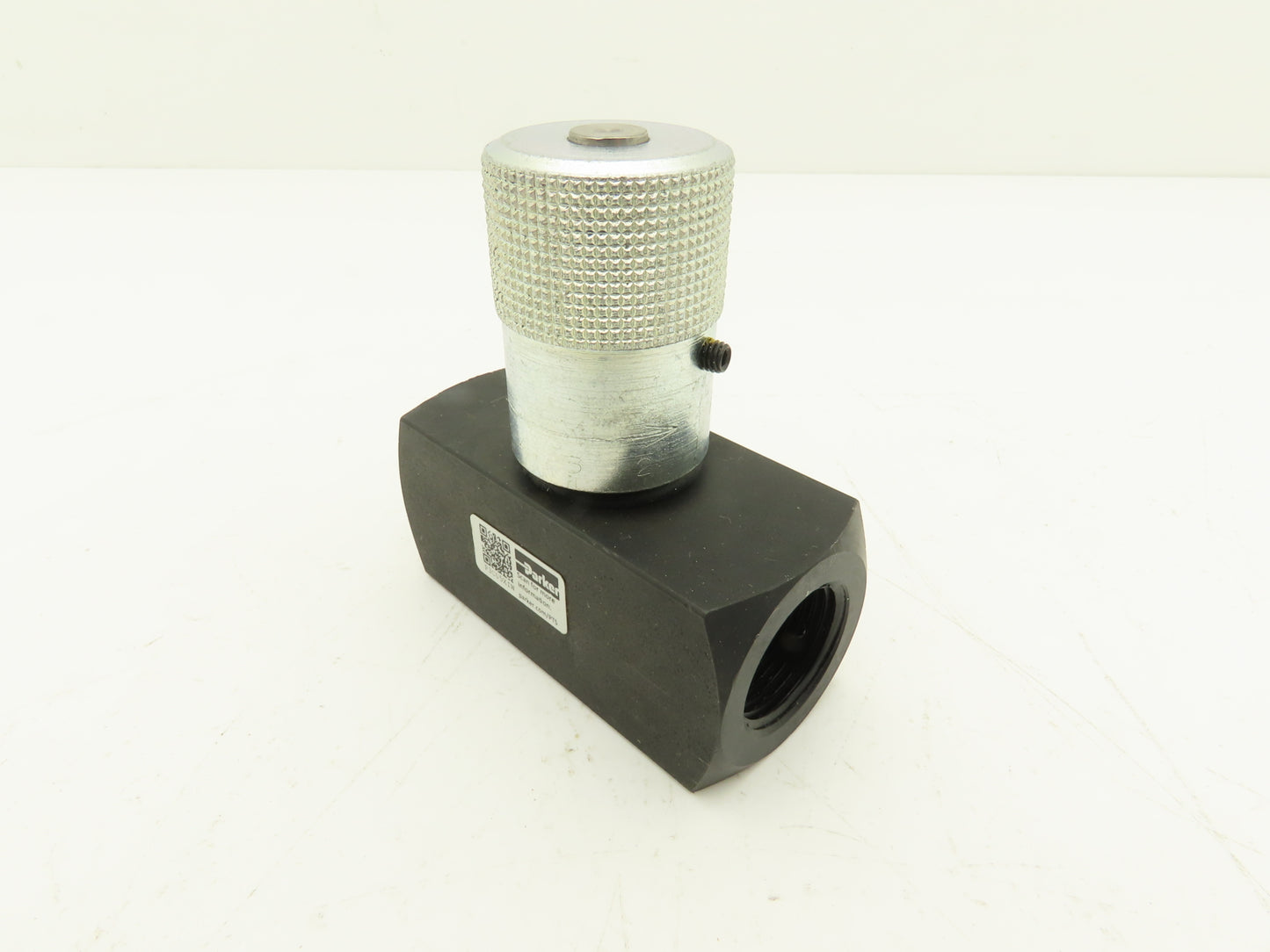 Parker N1200S Colorflow Hydraulic Needle Valve 3/4" NPT 25 GPM 5000 PSI