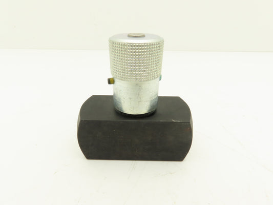Parker N1200S Colorflow Hydraulic Needle Valve 3/4" NPT 25 GPM 5000 PSI