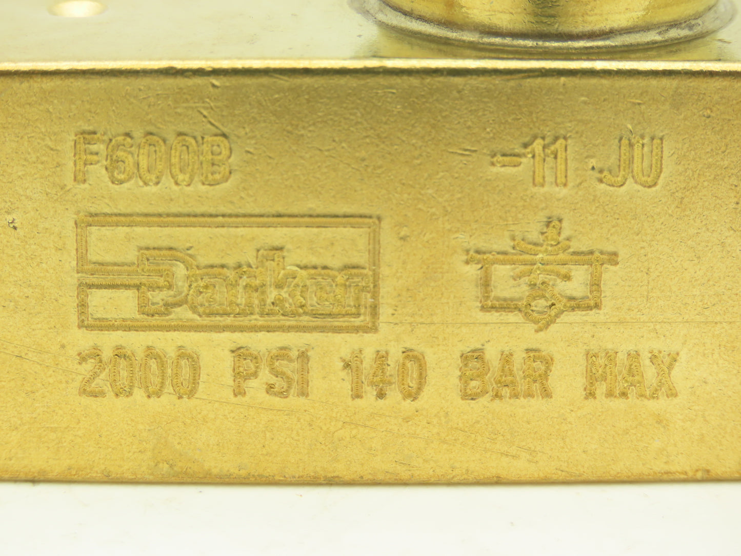 Parker F600B Colorflow Flow Control Valve 3/8" NPT Brass 2000 PSI  Lot of 2