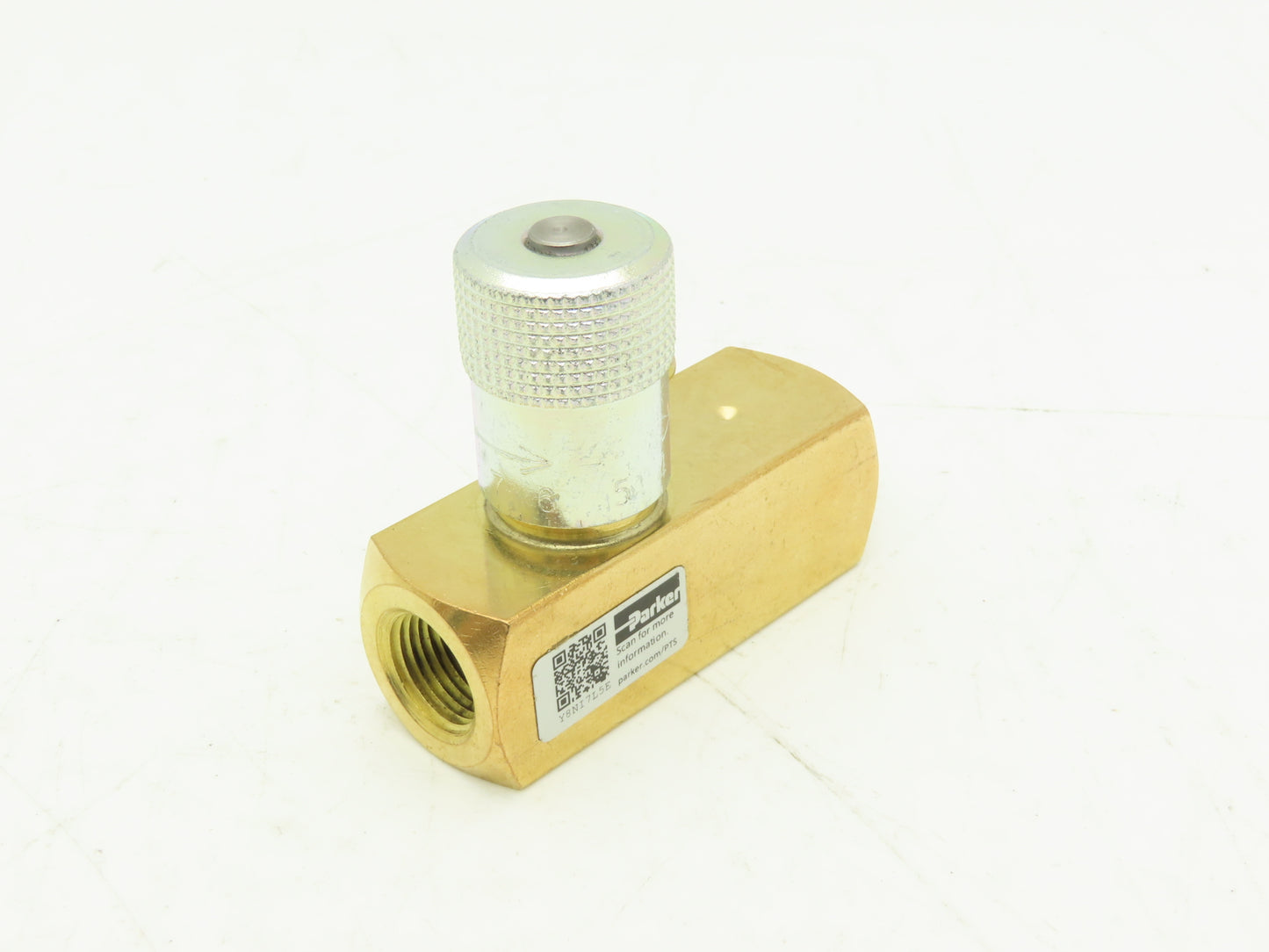 Parker F600B Colorflow Flow Control Valve 3/8" NPT Brass 2000 PSI  Lot of 2