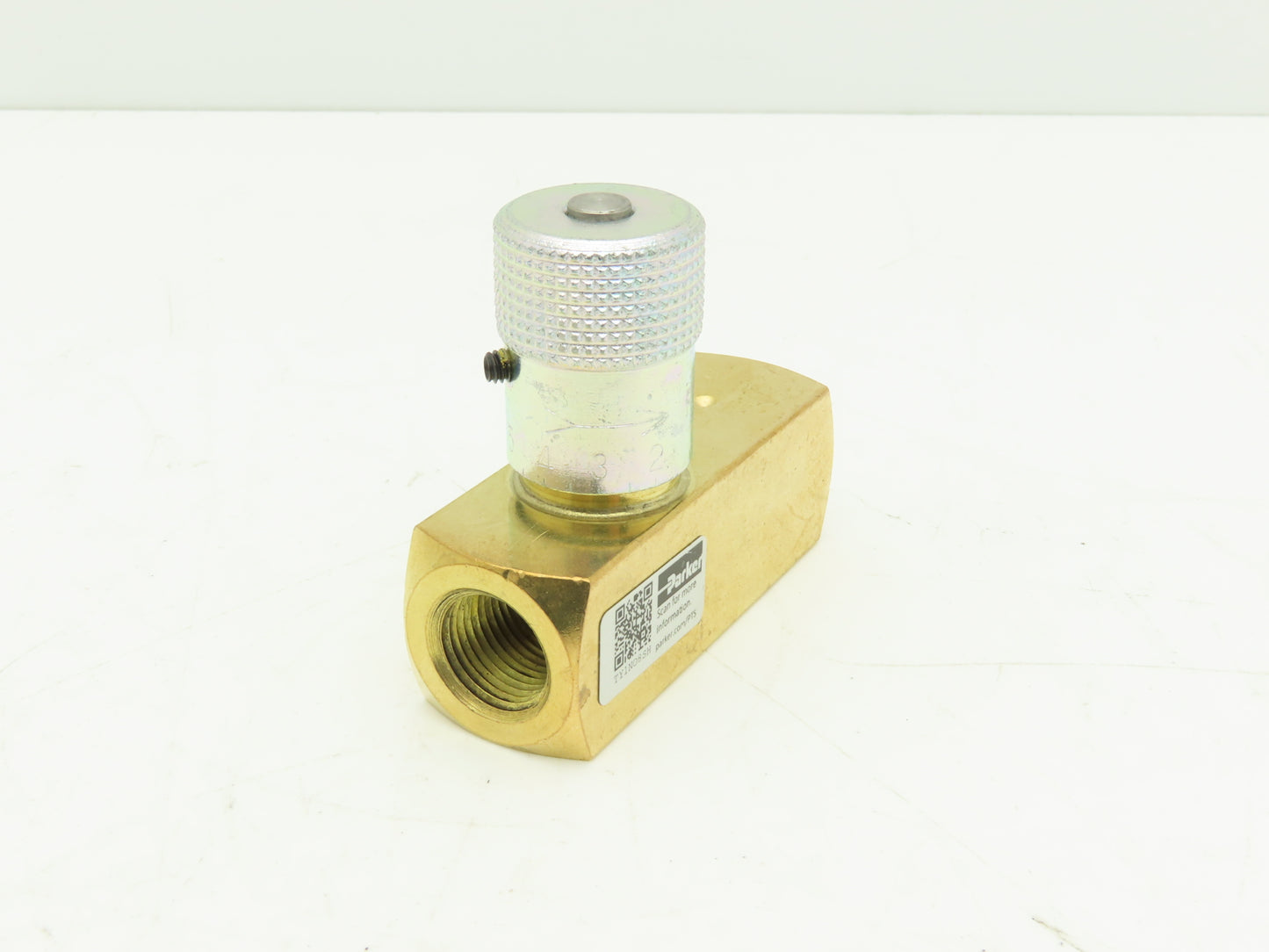 Parker F600B Colorflow Flow Control Valve 3/8" NPT Brass 2000 PSI  Lot of 3