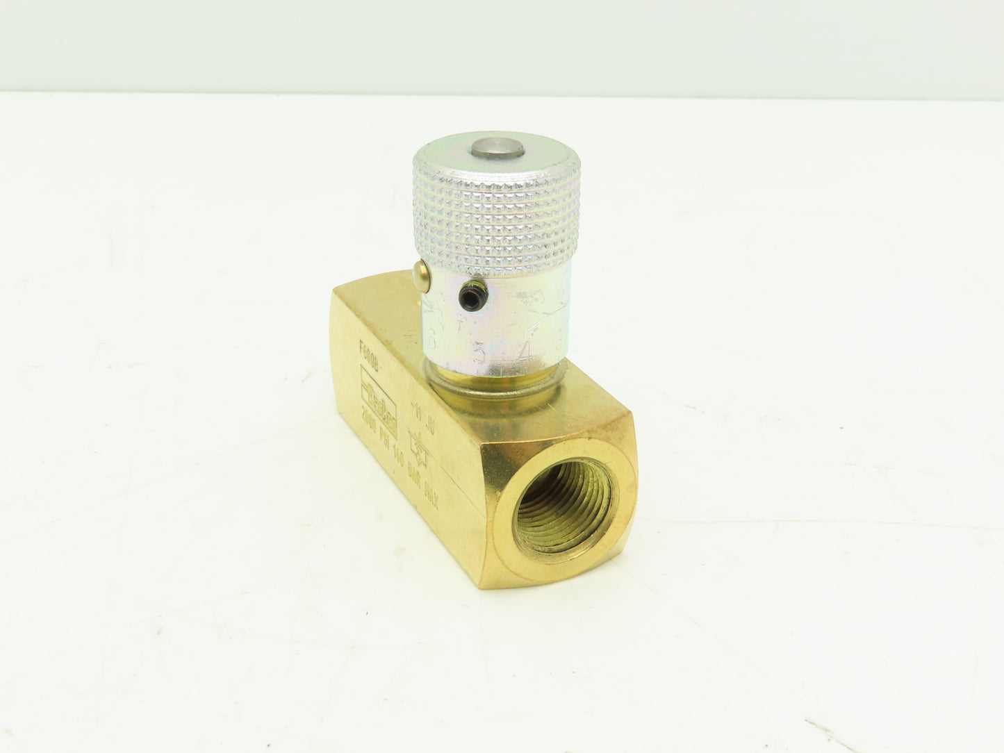 Parker F600B Colorflow Flow Control Valve 3/8" NPT Brass 2000 PSI  Lot of 3