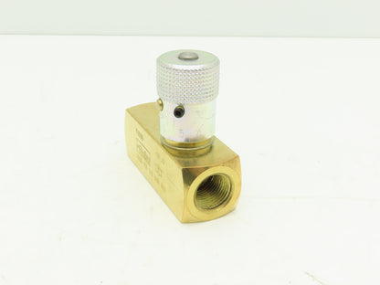 Parker F600B Colorflow Flow Control Valve 3/8" NPT Brass 2000 PSI  Lot of 3