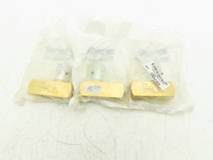 Parker F600B Colorflow Flow Control Valve 3/8" NPT Brass 2000 PSI  Lot of 3