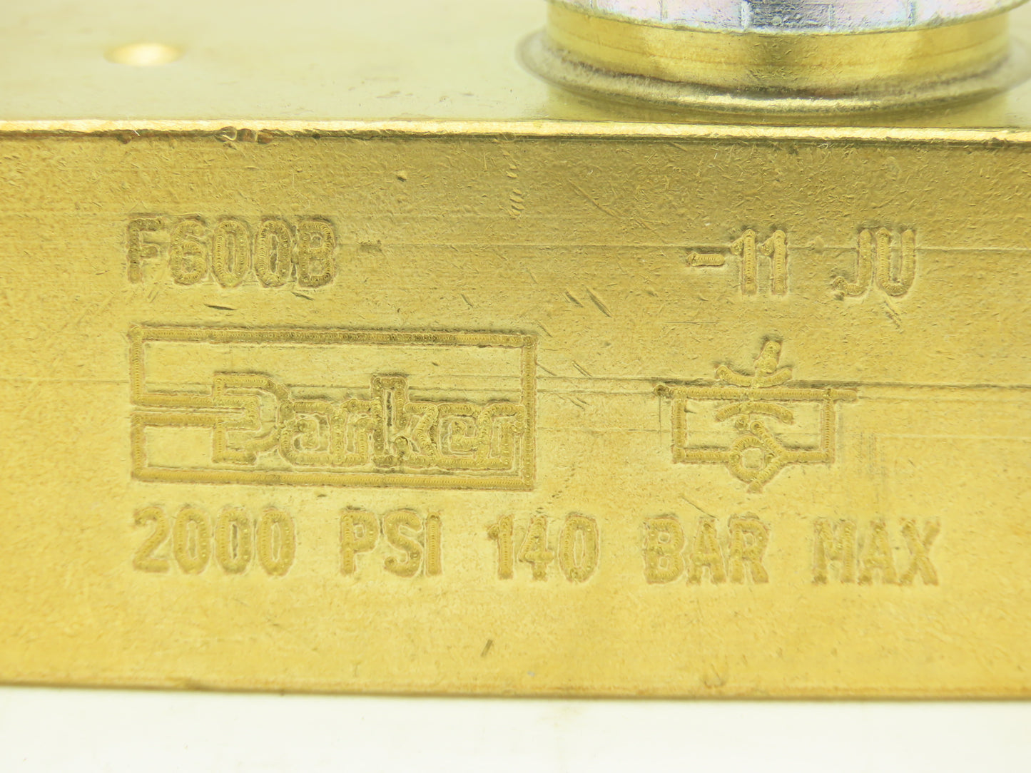 Parker F600B Colorflow Flow Control Valve 3/8" NPT Brass 2000 PSI  Lot of 3