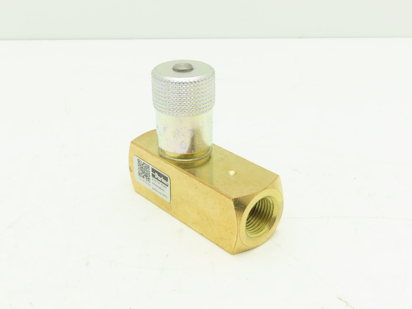 Parker F600B Colorflow Flow Control Valve 3/8" NPT Brass 2000 PSI  Lot of 3