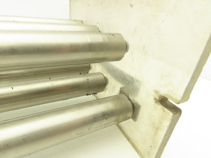 Gravity Bin Slide Gate Magnetic Separator 8" Drawer Magnet