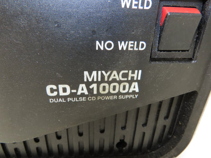 Amada CD-A1000A Advanced Capacitive Discharge Welder Spot Dual Pulse