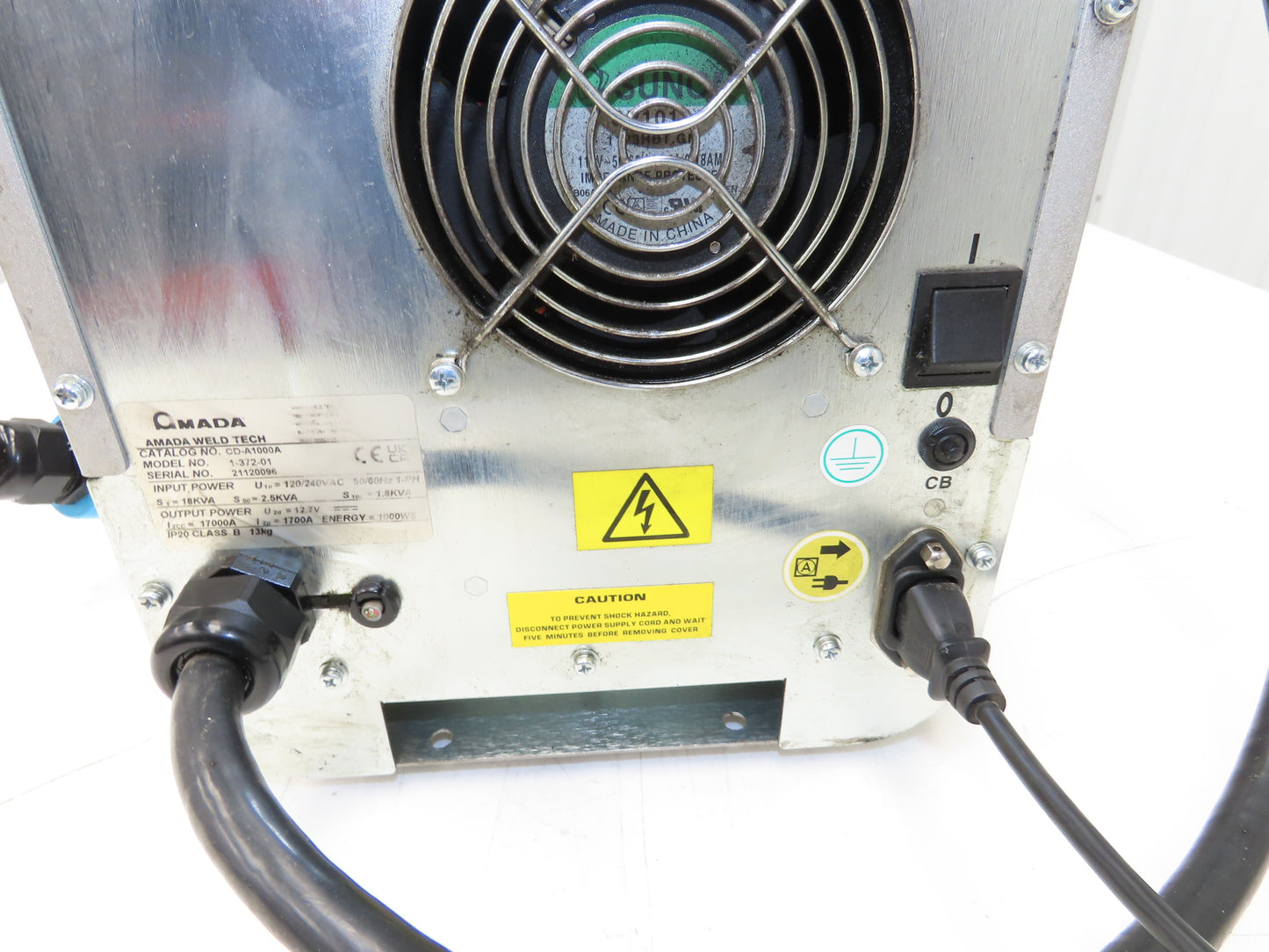 Amada CD-A1000A Advanced Capacitive Discharge Welder Spot Dual Pulse