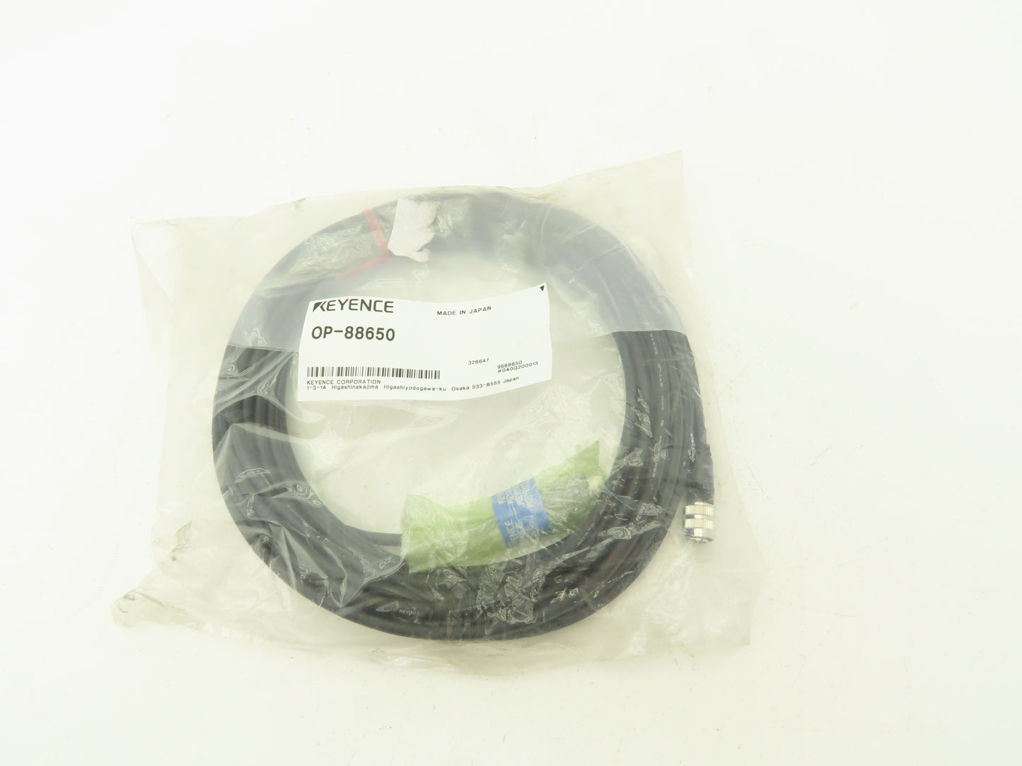 Keyence OP-88650 Compact Vision Sensor Head Connector Cable 10M